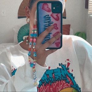 HANDMADE BEADED CELLPHONE CHARM